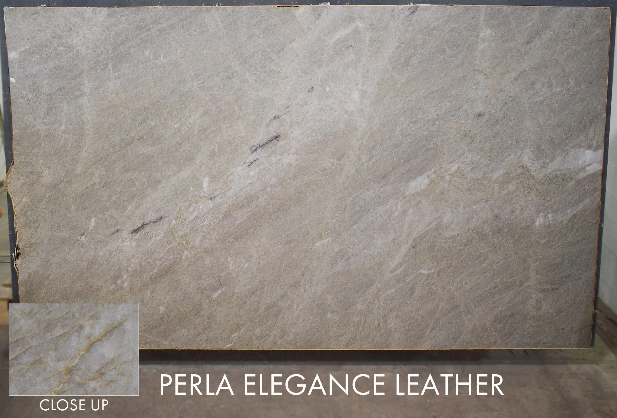 たらエレガンス Perla Elegance Leather Quartzite 3cm — EleMar New England